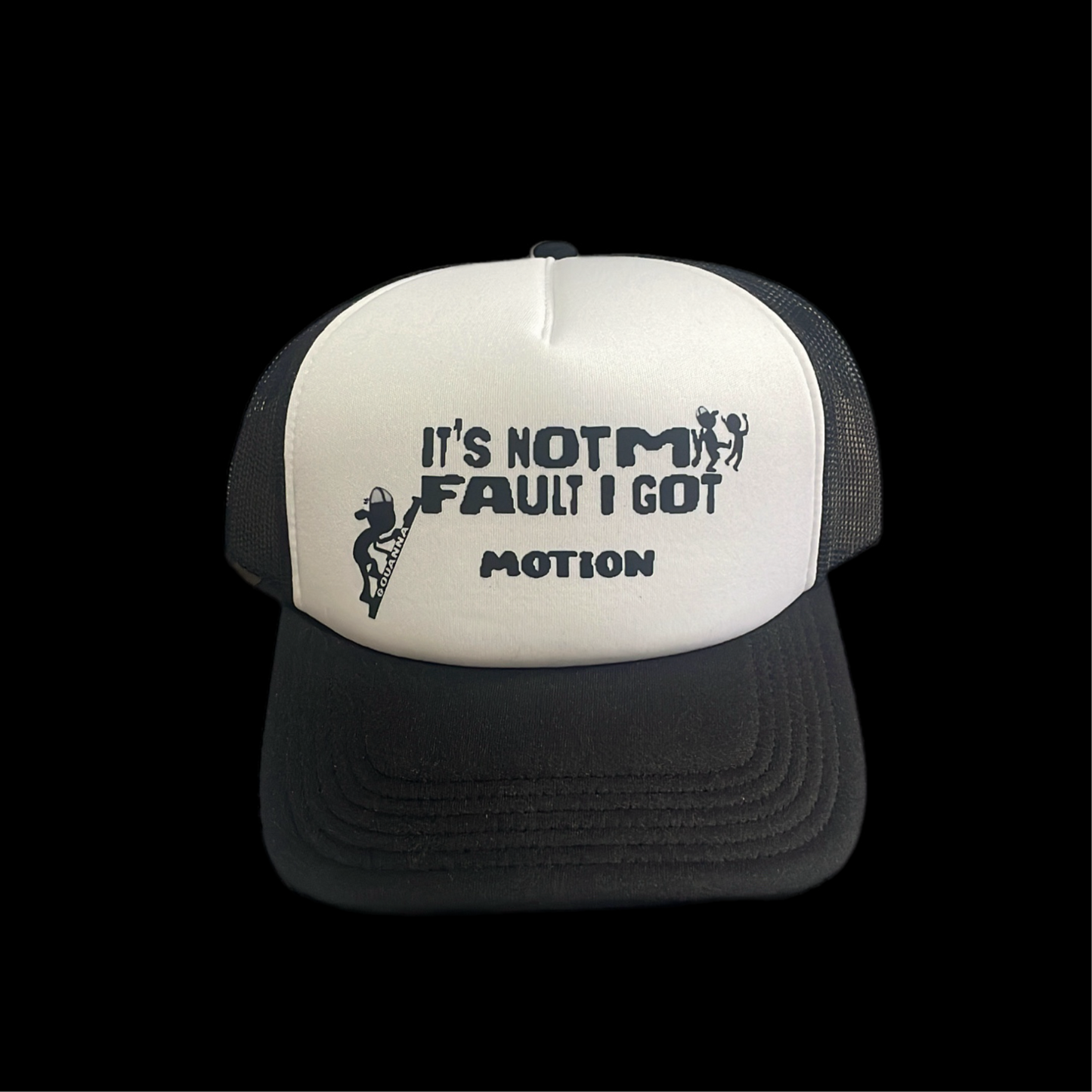 “it’s not my fault I got motion”. Trucker (rapper white\ black