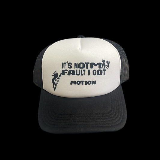 “it’s not my fault I got motion”. Trucker (rapper white\ black